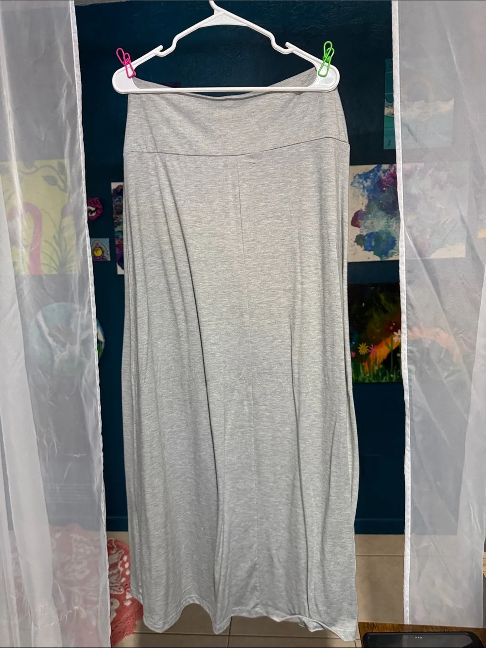 Light Gray Women’s Maxi Skirt